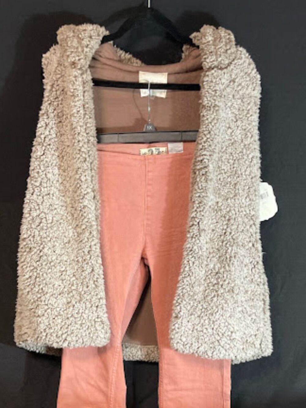 Altar'd State Sherpa Hooded Shrug Vest